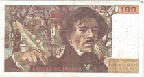 France 100 Francs Delacroix - 1978 Série Y.1 - Non Hachuré - TB+