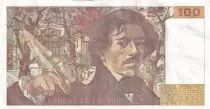 France 100 Francs Delacroix - 1980 - Serial E.31