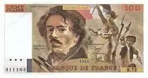 France 100 Francs Delacroix - 1984 - Serial R.73 - Fay.69.08a