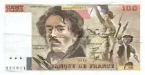 France 100 Francs Delacroix - 1984 Serial E.89 - VF