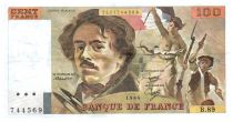 France 100 Francs Delacroix - 1984 Série B.89 - TTB