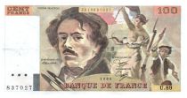 France 100 Francs Delacroix - 1984 Série U.89 - TTB