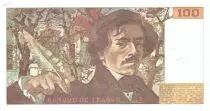 France 100 Francs Delacroix - 1984 TTB Hachur&eacute;