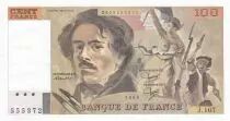 France 100 Francs Delacroix - 1986 Serial J.107