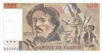 France 100 Francs Delacroix - 1986 Serial J.107