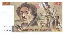 France 100 Francs Delacroix - 1986 TTB Hachuré