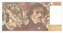 France 100 Francs Delacroix - 1986 TTB Hachur&eacute;