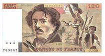 France 100 Francs Delacroix - 1988 - Serial Z.130 - Fay.69.12