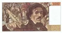 France 100 Francs Delacroix - 1988 - Serial Z.130 - Fay.69.12