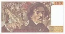 France 100 Francs Delacroix - 1989 - Serial R.132