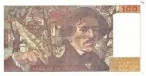 France 100 Francs Delacroix - 1990 Serial K.188 - VF