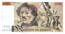 France 100 Francs Delacroix - 1990 Série C.180 - TTB