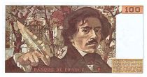France 100 Francs Delacroix - 1991 - Serial Q.172 - Little watermark - Fay.69bis.03a4
