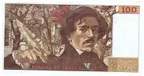 France 100 Francs Delacroix - 1991 - Serial Z.172 - Fay.69bis.03a4