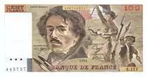 France 100 Francs Delacroix - 1991 Serial S.171 - Small watermark - VF+