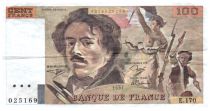 France 100 Francs Delacroix - 1991 Série E.170 - Grand filigrane - TTB