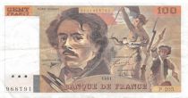 France 100 Francs Delacroix - 1991 Série P.205 - TTB