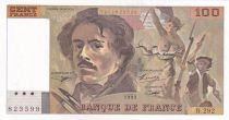 France 100 Francs Delacroix - 1992 - Serial B.292