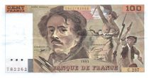France 100 Francs Delacroix - 1993 TTB Hachuré