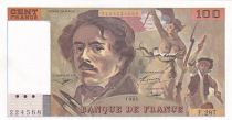 France 100 Francs Delacroix - 1995 - Serial F.287