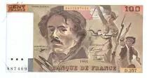 France 100 Francs Delacroix - 1995 TTB Hachur&eacute;