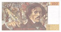 France 100 Francs Delacroix - années 1978 à 1995 - TTB+