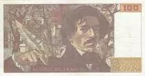 France 100 Francs Delacroix 1978 - Serial J.3