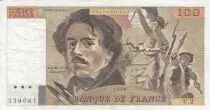 France 100 Francs Delacroix 1978 - Serial U.2