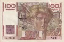 France 100 Francs Farmer - 05-02-1953 - Serial A.533