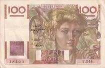 France 100 Francs Farmer - 15-04-1948 - Serial T.244 - XF