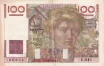 France 100 Francs Farmer - 29-04-1948 - Serial U.248 - XF