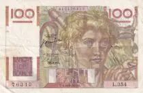 France 100 Francs Farmer - 29-06-1950 - Serial  L.354 - VF