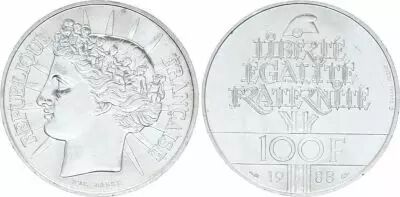 France 100 Francs Fraternit� - 1988
