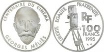 France 100 Francs Georges Mélies - 100 years of Cinema - 1995 Proof - without certificate