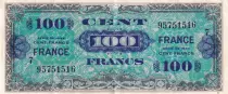 France 100 francs impression am&eacute;ricaine - 1944 - S&eacute;rie 7 - TTB