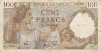 France 100 Francs Jacques Coeur - 18-12-1941 - Series G.27058