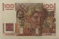 France 100 Francs Jeune Paysan - 03-12-1953 - Série O.569 - TTB