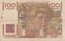 France 100 Francs Jeune Paysan - années 1945 à 1954