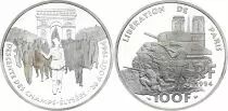 France 100 Francs Liberation de Paris - 1994 - Frappe BE - Argent - sans boite ni certificat