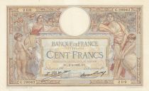 France 100 Francs LOM - large cartridges - 02-04-1931 - Serial G.29943
