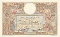 France 100 Francs LOM - large cartridges - 09-06-1932 - Serial H.35535