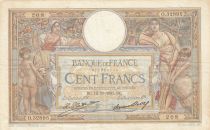 France 100 Francs LOM - large cartridges - 12-11-1931 - Serial O.32895