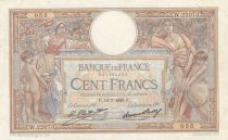 France 100 Francs LOM - large cartridges - 16-07-1928 - Serial W.22073