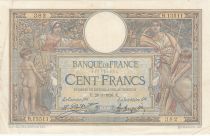 France 100 Francs LOM - large cartridges - 28-01-1926 - Serial B.13511