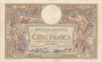 France 100 Francs LOM - large cartridges - 28-06-1929 - Serial P.25537