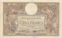 France 100 Francs LOM - large cartridges - 28-06-1929 - Serial P.25537