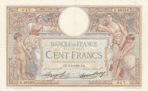 France 100 Francs Luc Olivier Merson - 06-06-1935 -  Serial A.48582