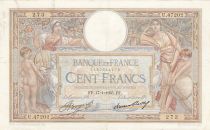 France 100 Francs Luc Olivier Merson - 06-06-1935 -  Serial U.47202