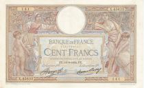 France 100 Francs Luc Olivier Merson - 16-08-1934-  Serial X.45632
