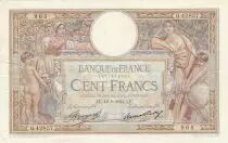 France 100 Francs Luc Olivier Merson - 18-01-1934-  Serial Q.42857